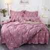 YC-004新款磨毛床裙加厚床罩韩版单双人被套四件套 商品缩略图4