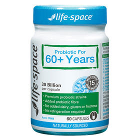 【保税仓】澳洲life space老人60+益生菌60粒