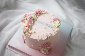 女士款 粉色系小清新 韩式裱花