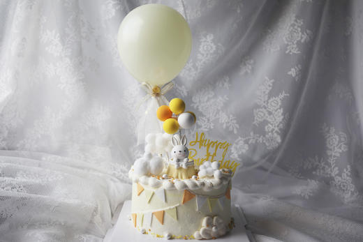 女孩款 可爱小兔子 卡通 淡黄色系 商品图0