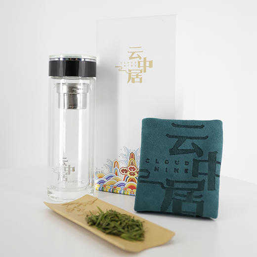 云中居   茶隔双层卡西菲玻璃杯 商品图2