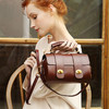 CH-M632BX488新款欧美时尚斜挎波士顿包复古单肩手提枕头包 商品缩略图0