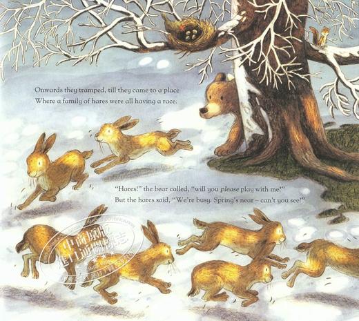 【中商原版】小熊的春天 英文原版 Little Bear's Spring 自然 季节 友谊 故事绘本 2-6岁 - 中商进口商城