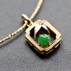 冰种阳绿翡翠吊坠手链18k黄金白金镶嵌 商品缩略图5