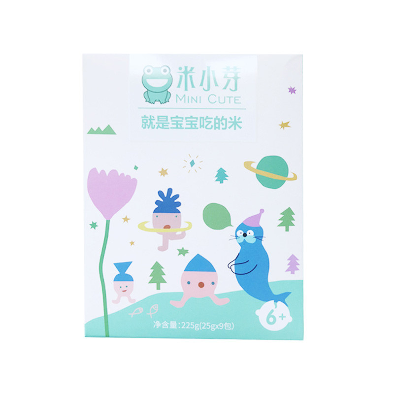 官方授权米小芽 宝宝米1段 6个月以上 25G*9包秒发JPY带授权招加盟代理
