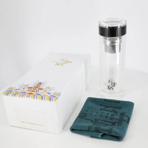 云中居   茶隔双层卡西菲玻璃杯 商品图3