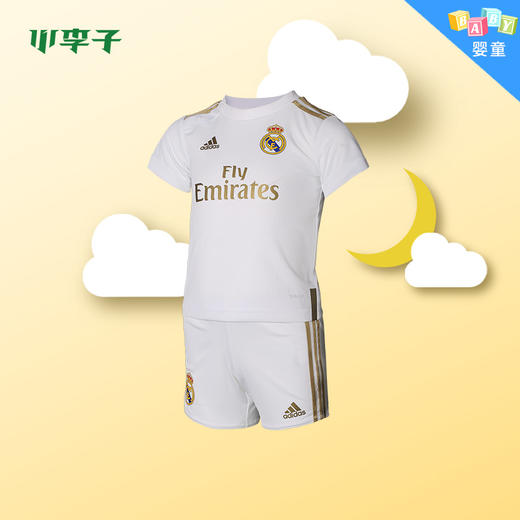 小李子:专柜正品adidas阿迪达斯皇马主场运动套装球服婴童DX8839 商品图0