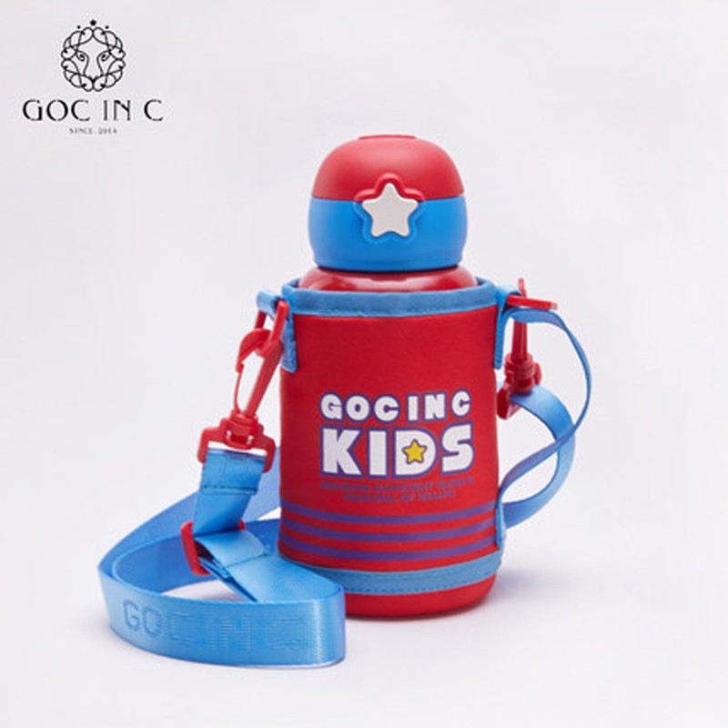 GOC IN C KIDS 星星儿童杯保温杯带吸管两用防摔便携水杯秒发JPY带授权招加盟代理