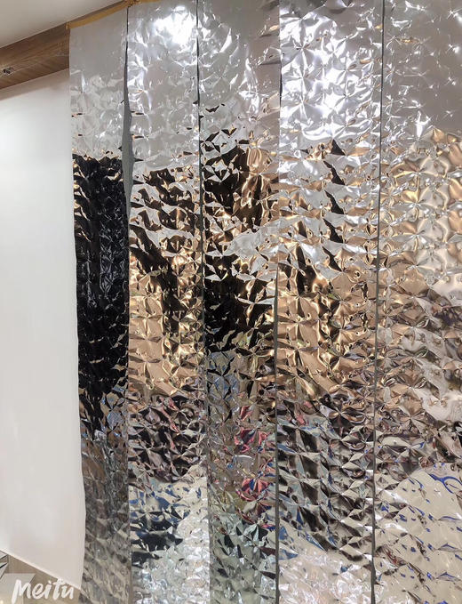 仿岩石壁镜面背景（金色 银色）【运费自理】 商品图2