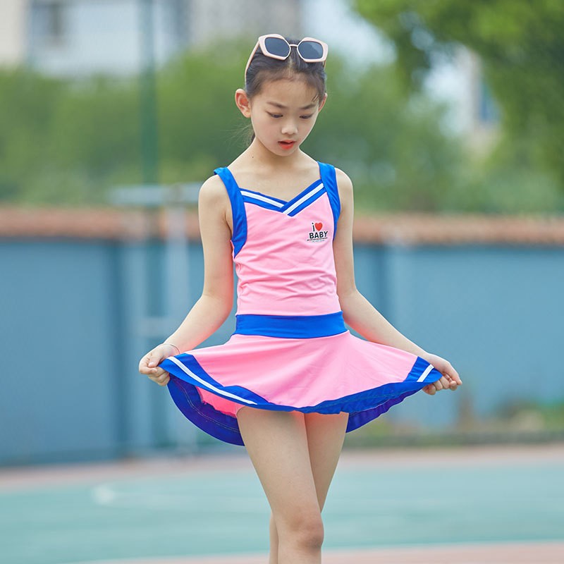 DR.JEWEL 儿童游泳衣套装沙滩服海边度假女童可穿式秒发JPY带授权招加盟代理