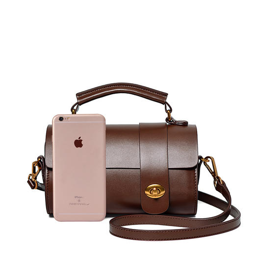 CH-M632BX488新款欧美时尚斜挎波士顿包复古单肩手提枕头包 商品图2