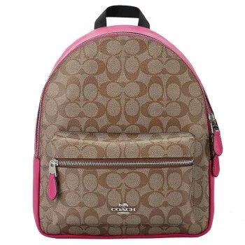 LA现货1个 COACH/蔻驰 女士中号拉链双肩背包旅行背包 女包 商品图0