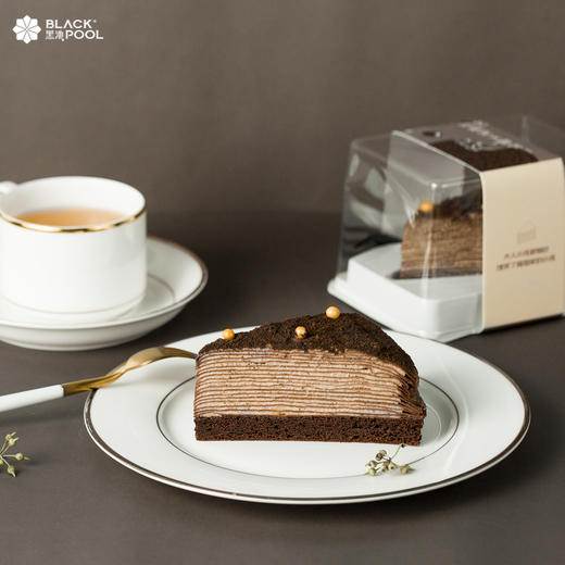 （线下活动兑换专用，仅随蛋糕配送）【海盐芝士奥利奥千层切件】16层法式可丽饼，果香满满，嫩滑浓郁 商品图0