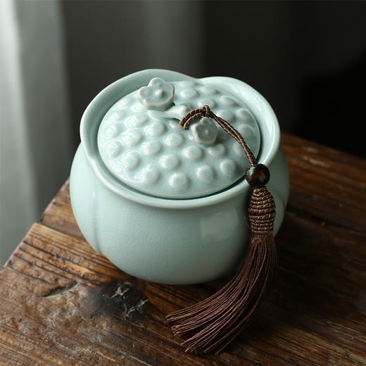 汝窑如意茶叶罐（小） 商品图2