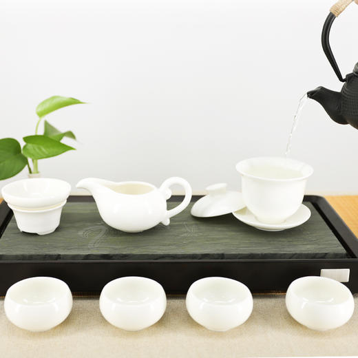 云中居· 羊脂玉功夫茶具10件套 商品图1