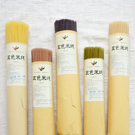 生态发芽糙米线，红，黑，白，黄，绿(辣木米线)，适合长期白米白面人群 商品图1