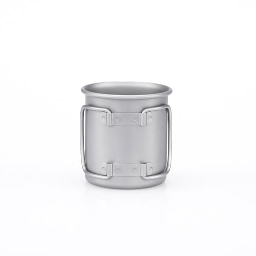 铠斯 纯钛 水杯 折叠水杯 便携杯子 野营杯 单层杯 容量220ML TI3200 商品图2