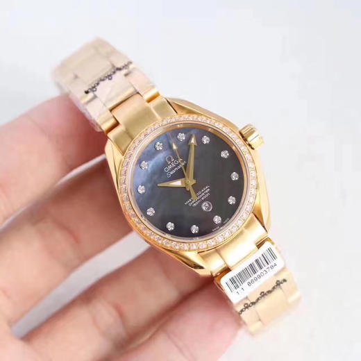 欧米茄 海马系列机械女表 直径34mm 复刻8520同轴机械机芯 商品图7