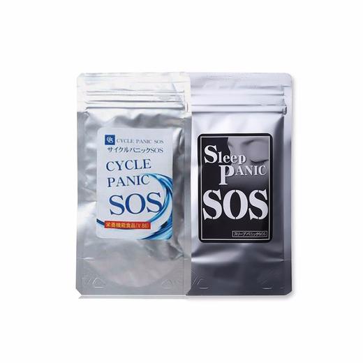 【保税仓】SOS SLEEP PANIC睡眠塑身 60粒+SOS CYCLE PANIC 全身快速塑身（白） 60粒 商品图0