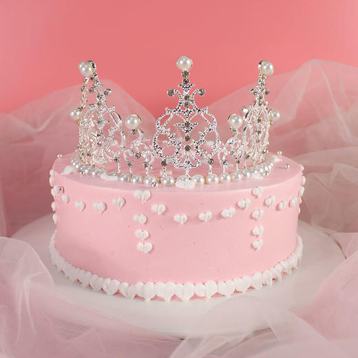 【本周特惠:2磅仅售198】钻石公主皇冠蛋糕