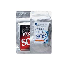 【保税仓】SOS PUERA PANIC 野葛根（黑红） 15粒+SOS CYCLE PANIC 全身快速塑身（白） 60粒