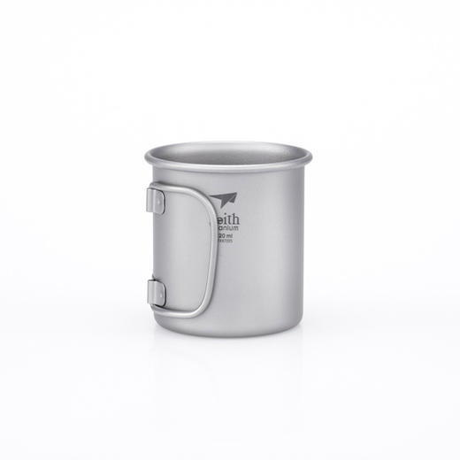 铠斯 纯钛 水杯 折叠水杯 便携杯子 野营杯 单层杯 容量220ML TI3200 商品图1