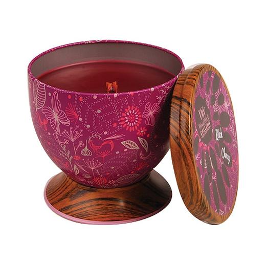 WOODWICK 无烟精油香氛大豆蜡烛 黑樱桃 240G秒发JPY带授权招加盟代理 商品图0