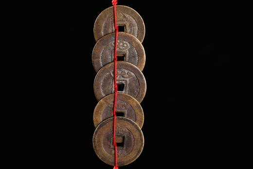 【青山特惠】【本次限购4串】五帝钱配紫檀八卦，趋吉避凶，招财纳福 风水禅意生活馆火爆挂件。（15天内发货）（不能用券） cy 商品图11