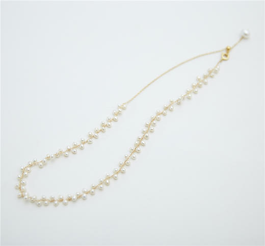 Pearl moments 小仙女 手工编织 18K材质 天然淡水珍珠项链 商品图2