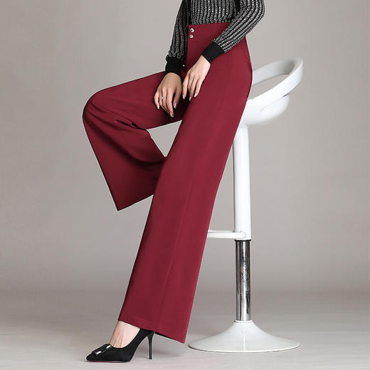 YH-8205秋季新款休闲垂感阔腿裤 商品图2