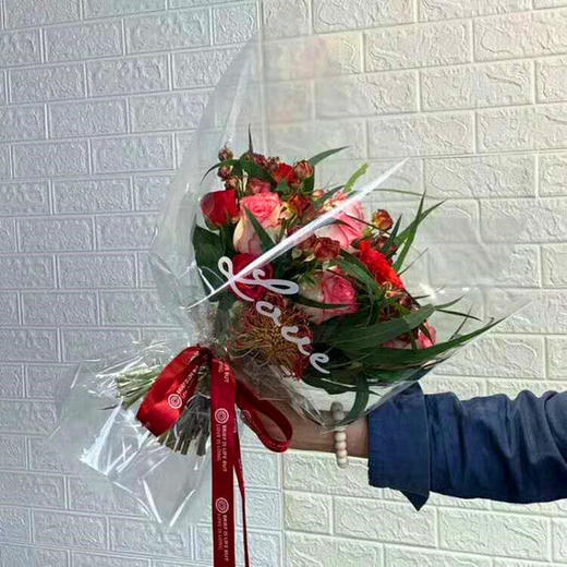 网红 玻璃纸（英文）加厚 彩玻 商品图2