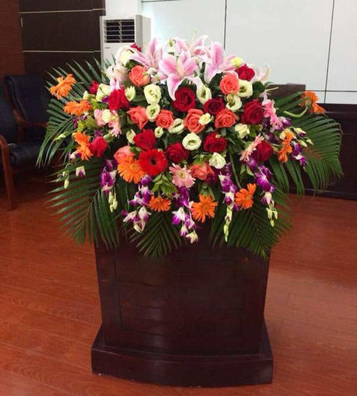 讲台花架 会议盒 铁艺 塑料 商品图2