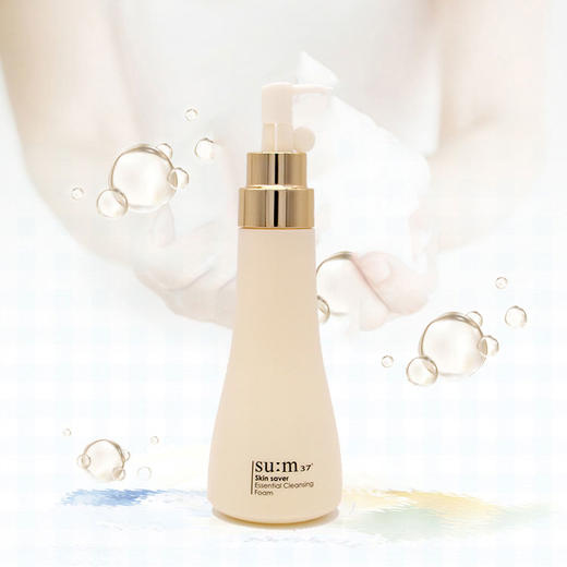 韩国呼吸苏秘sum37° 弱酸呼吸泡沫洗面奶250ml 清洁洁面液孕妇可用 商品图5