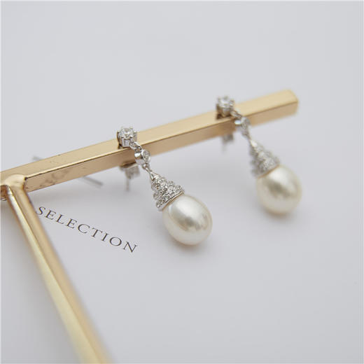 Pearl moments Angel's Tear Drops 天使之泪 天然淡水珍珠耳环 商品图4