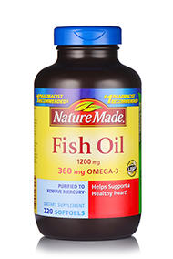 【保税仓】Nature Made鱼油液体软胶囊360mg 220粒 商品图1