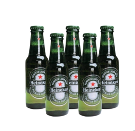 白膜喜力啤酒150ml/件  1*24