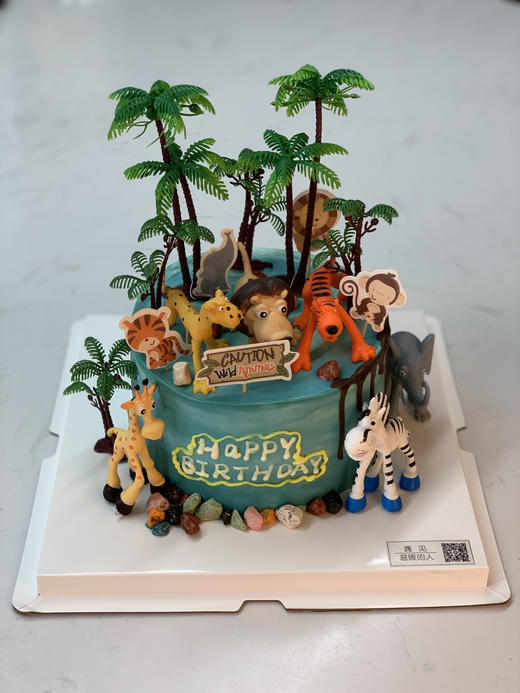 动物世界主题蛋糕 商品图1