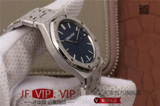 NOOB爱彼霜金皇家橡树15454BC.GG.1259BC.01中性腕表，原装一样的喷砂霜金工艺。实物更加高 商品图6