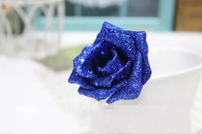 仿真花 水晶玫瑰 带杆玫瑰 玫瑰花 商品图0