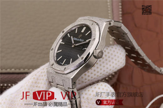 NOOB爱彼霜金皇家橡树15454BC.GG.1259BC.01中性腕表，原装一样的喷砂霜金工艺。实物更加高 商品图7