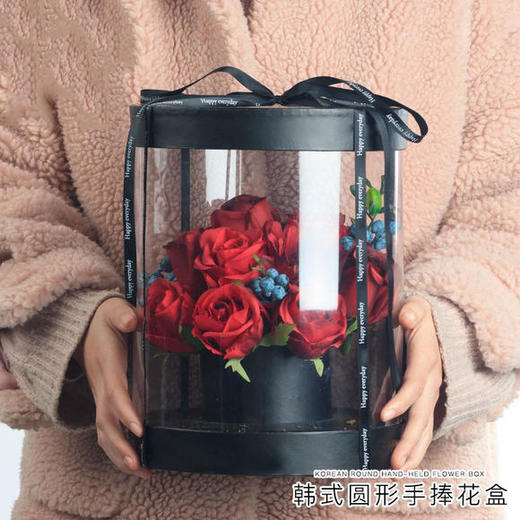 韩式手捧盒--方形--圆形 商品图0