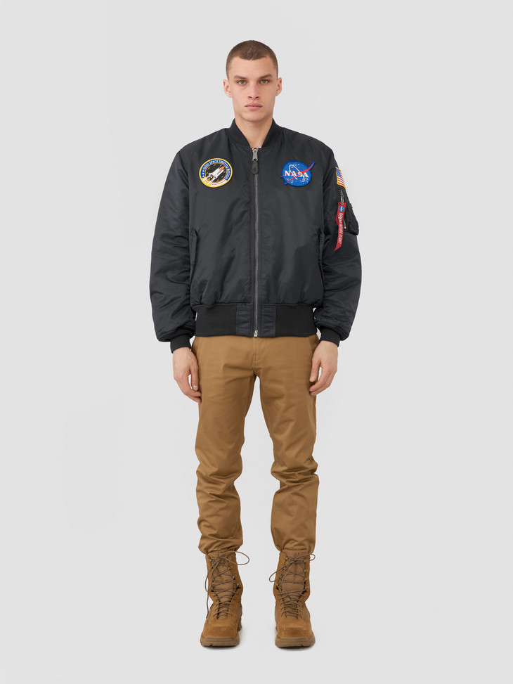 a1phaindustriesnasa宇航局联名ma1刺绣经典款飞行员夹克外套wt231