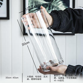 10 口径---12口径-玻璃直筒花瓶