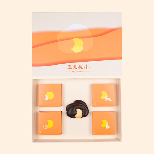 梵沐记玉兔拢月中秋月饼按摩梳礼盒 商品图6