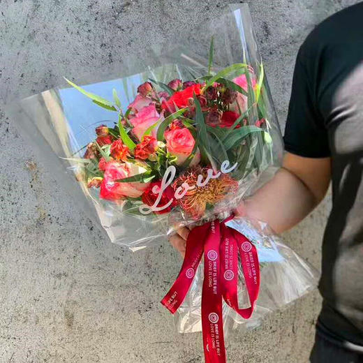 网红 玻璃纸（英文）加厚 彩玻 商品图3