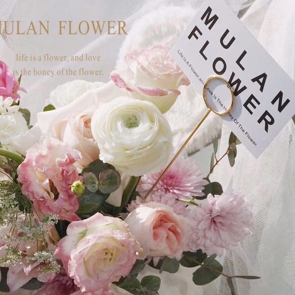 塑料花插 金属卡插