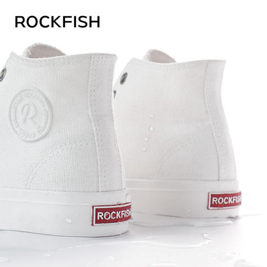 【防泼水面料】英国Rockfish746防泼水休闲户外防泼水高帮款帆布鞋 商品图3