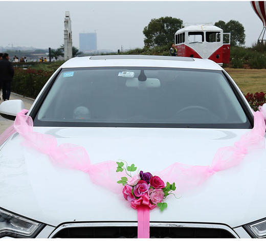 婚车装饰干纱车纱网 商品图1