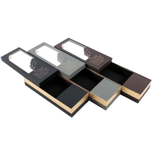 爱之羽亮金镂空长方礼盒 商品图4