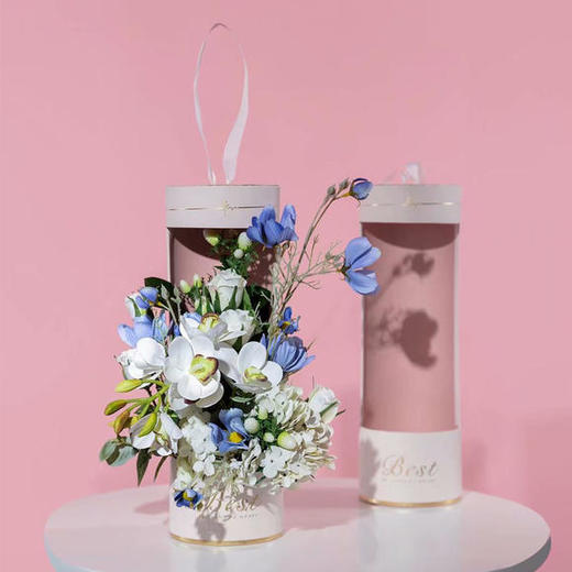 万花筒圆形抱抱桶花盒 商品图2